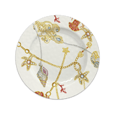 Set of 6 Melamine Dessert Plates - Portofino - Baci Milano
